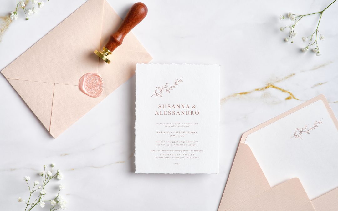 Partecipazioni di matrimonio perfette in 5 mosse